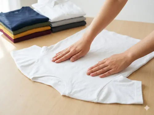 衣服怎麼摺才對？UNIQLO「神級摺法」曝：T恤襯衫多一動作像燙過
