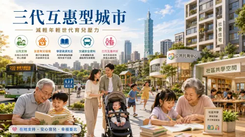 肯定蔣萬安重視育兒壓力　壯世代教科文總會倡議推三代互惠型城市