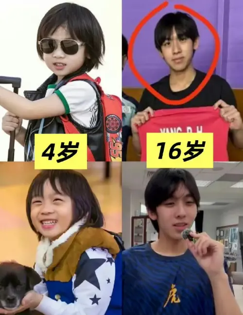▲林志穎兒子KIMI（如圖）也是身高180的帥哥，從小萌到大，和爸爸長得很像。（圖／翻攝自微博）