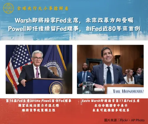 美Fed主席換人！原任轉理事近80年首見　央行解析未來政策走向