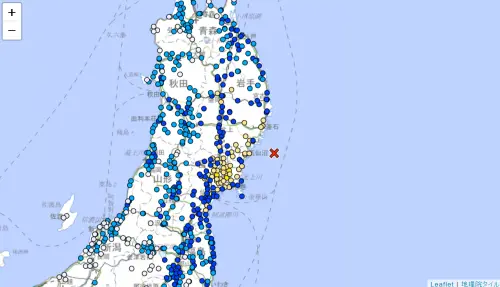 日本宮城外海規模6.3地震！最大震度5弱　深度50公里