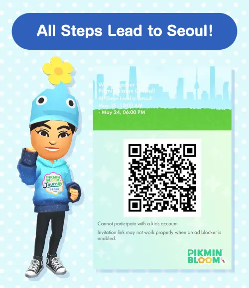 ▲《Pikmin Bloom》5月18日至5月24日、5月25日至5月28日，將各有一場 Party Walk 能免費參與。（圖／《Pikmin Bloom》官網）
