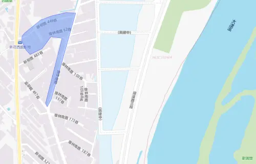 ▲新北市新莊區5月18日停水影響範圍。（圖／台灣自來水公司）