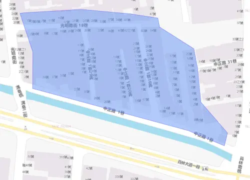 ▲彰化縣5月18日停水影響範圍。（圖／台灣自來水公司）