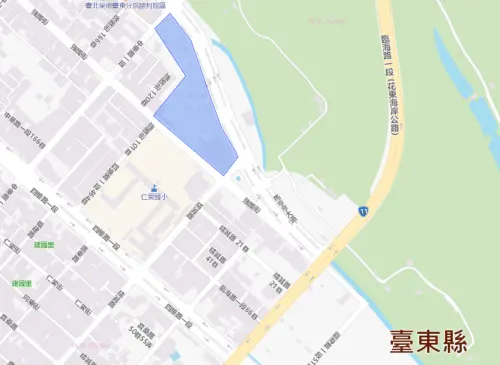 ▲台東縣5月18日停水影響範圍。（圖／台灣自來水公司）