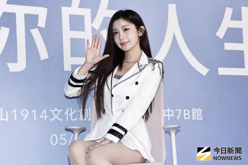▲▼李珠珢直播創下10分鐘被打賞50萬元的新紀錄，她驚訝表示不知道這件事，很感謝粉絲。（圖／記者吳翊緁攝影）