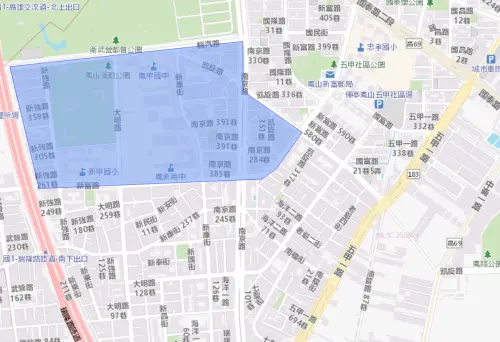 ▲高雄市鳳山區5月20日停水影響範圍。（圖／台灣自來水公司）