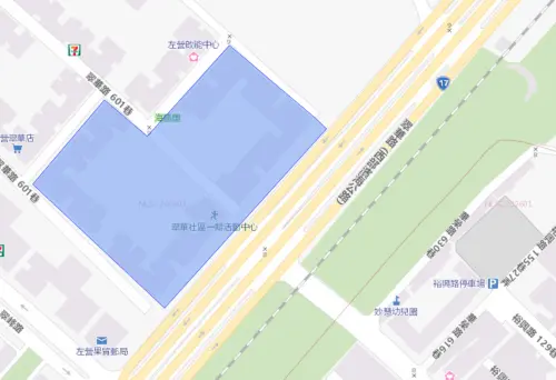 ▲高雄市左營區5月20日停水影響範圍。（圖／台灣自來水公司）