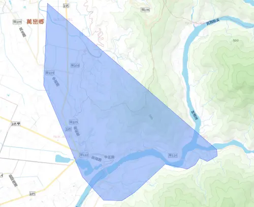▲屏東縣5月20日停水影響範圍。（圖／台灣自來水公司）