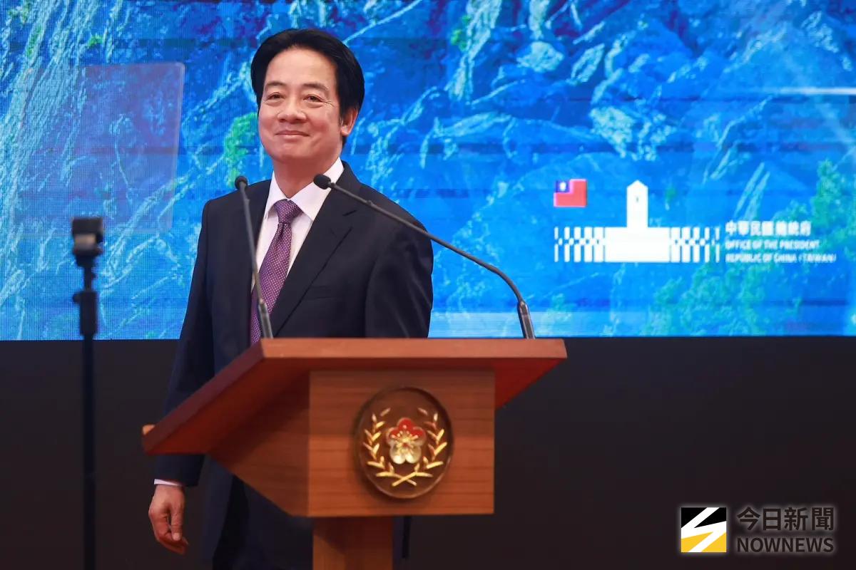 ▲總統賴清德發表執政兩周年談話。（圖／記者葉政勳攝）