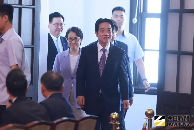    ▲總統賴清德發表執政兩周年談話。（圖／記者葉政勳攝）  