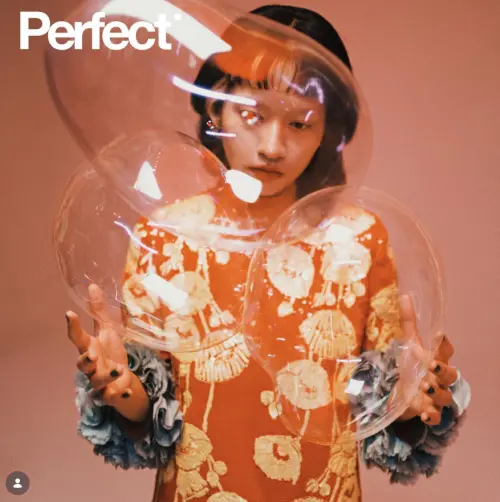 ▲陳嫺靜登上《Perfect》創刊號封面，還被Gucci官方IG轉發。（圖／翻攝自Perfect IG@theperfectmagazine）