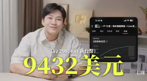 ▲Joeman公開自己開箱陶朱隱園收益。（圖／翻攝自Joeman YT）