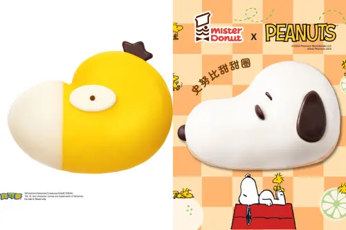 ▲Mister Donut最近聯名寶可夢，前店員揭露可達鴨甜甜圈以前絕對是史努比，笑翻眾人。（圖／Mister Donut提供）