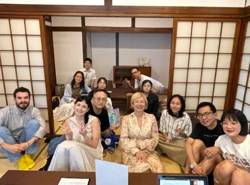 ▲台灣文學基地分享，「臺灣漫遊錄」義文版翻譯者傅雪蓮正在台駐村。（圖／取自臺灣文學基地 ‧ 文學糧倉）