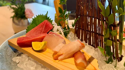 ▲高雄日航酒店「東港鮪魚祭」自即日起至6月30日登場，全館五間餐廳聯手獻上黑鮪魚極致風味。（圖／記者陳美嘉攝，2026.05.21）
