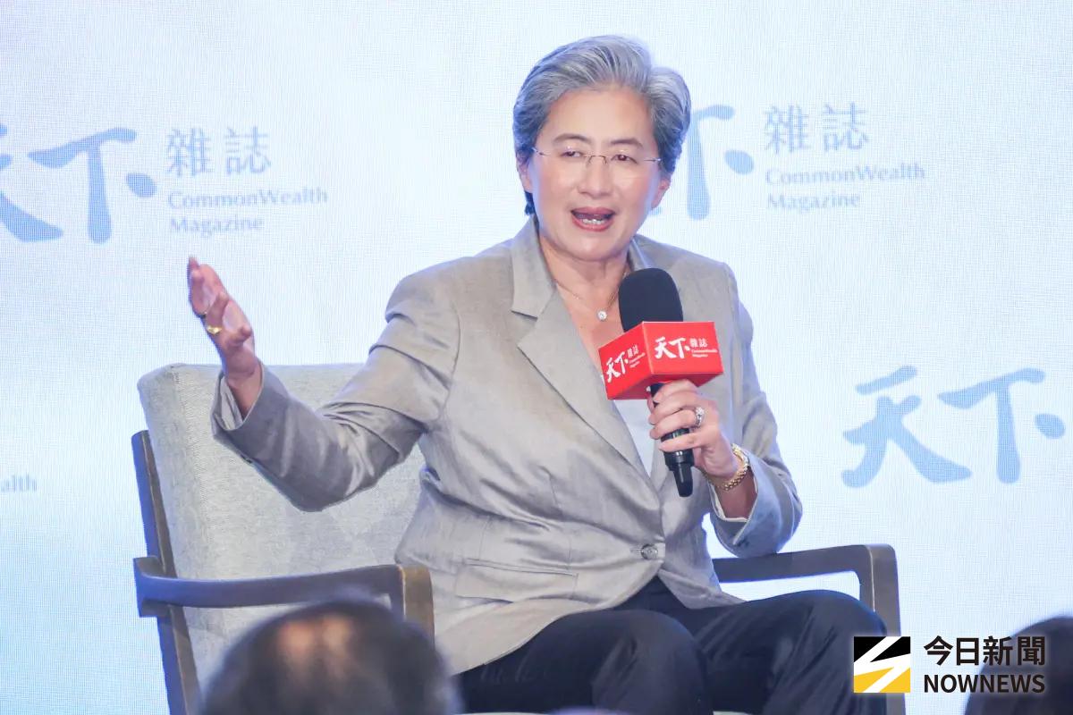▲超微（AMD）董事長暨執行長蘇姿丰表示，在台積電亞利桑那廠生產的AMD晶片，品質也非常優秀。（圖／記者趙文彬攝）