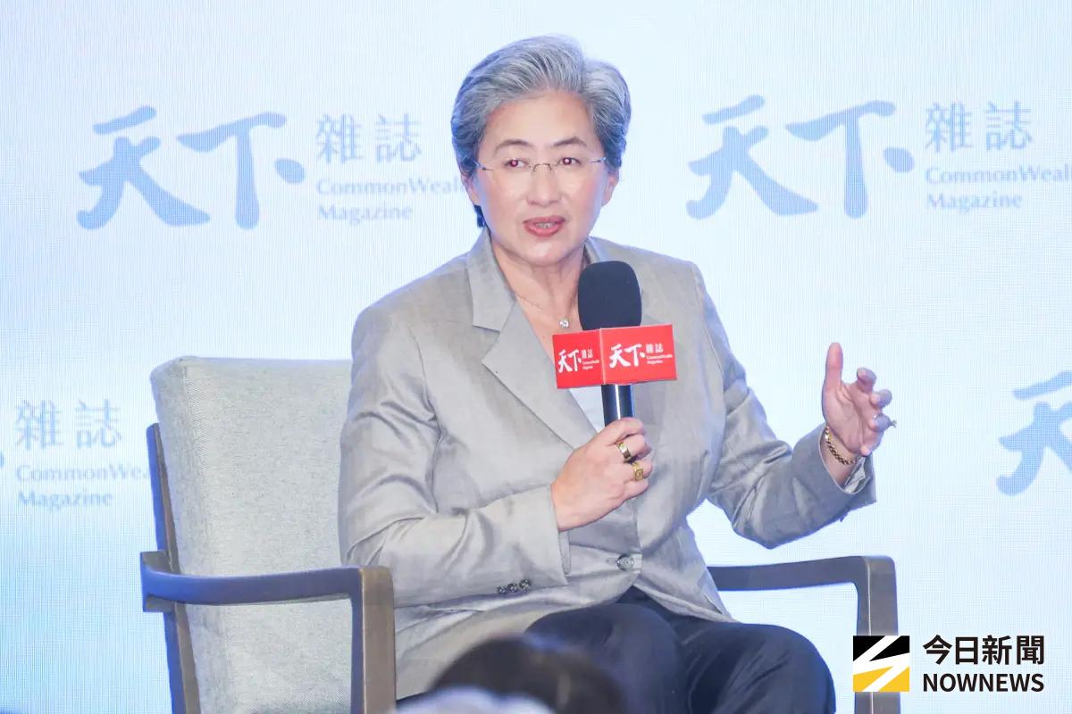 ▲超微董事長暨執行長蘇姿丰表示，AI現在不僅進入推論階段，更進入一個可以做「非常聰明的事」的時代。（圖／記者趙文彬攝）