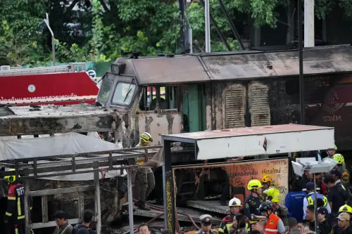 曼谷列車撞巴士奪命　火車司機遭爆涉「毒駕」驗出安非他命、大麻