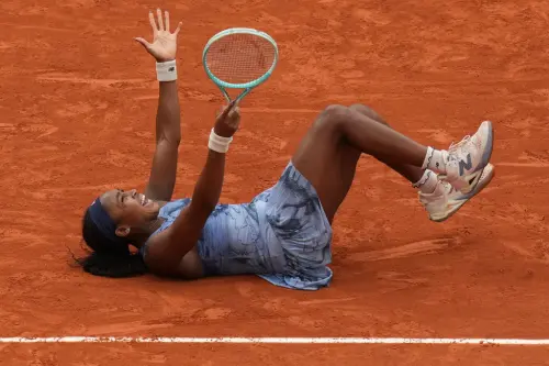 ▲年僅22歲的高芙（Coco Gauff）去年打敗莎芭蓮卡拿下冠軍，當時他上演驚天逆轉，奪冠瞬間讓所有球迷相當感動。（圖／美聯／達志影像）