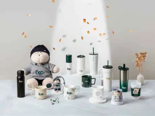 ▲星巴克600th紀念系列商品。（圖／星巴克提供）