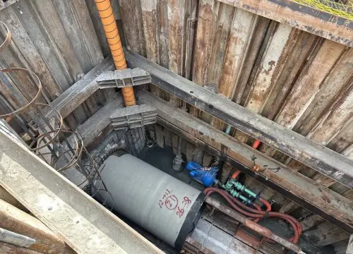 高捷岡山路竹延伸線老舊管線遷移　主體工程將大幅邁進