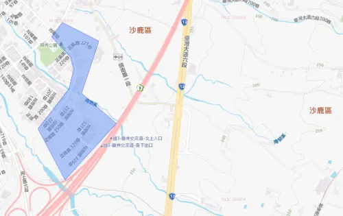 ▲台中市5月25日停水影響範圍。（圖／台灣自來水公司）