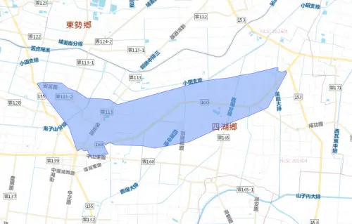 ▲雲林縣5月25日停水影響範圍。（圖／台灣自來水公司）