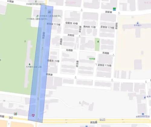 ▲嘉義縣5月25日停水影響範圍。（圖／台灣自來水公司）