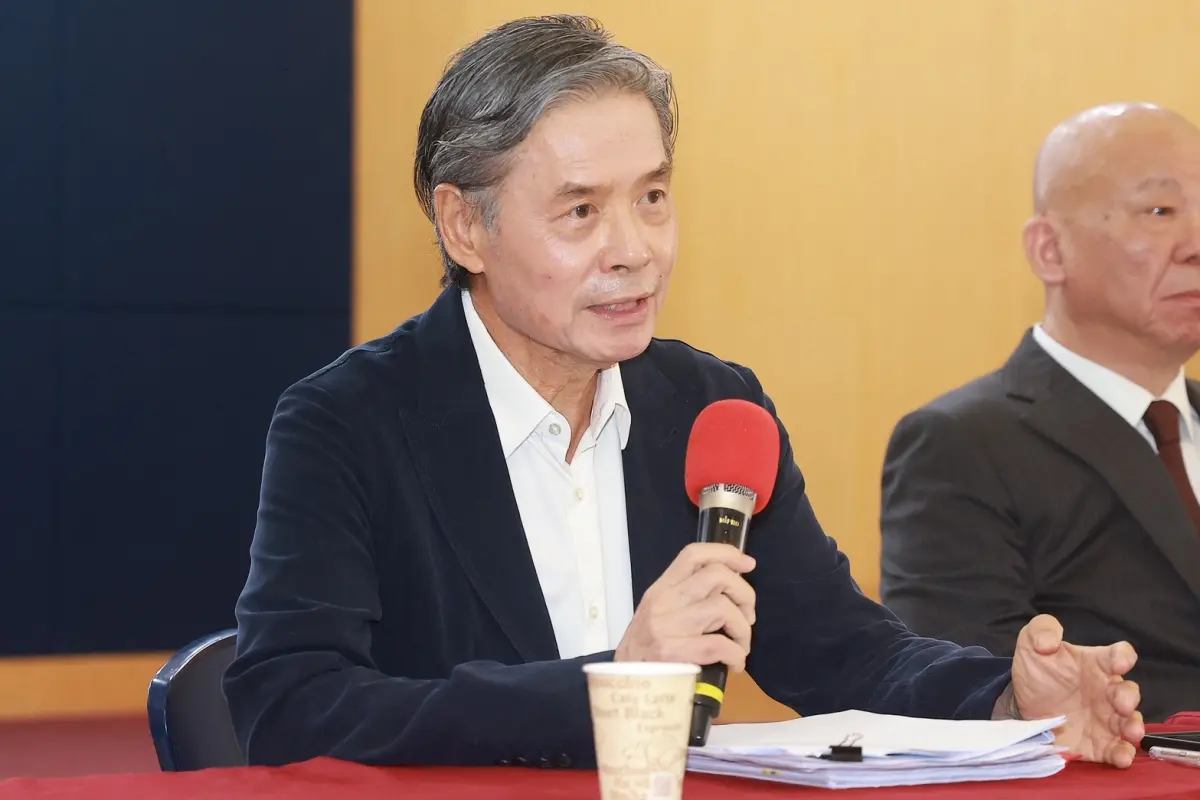 ▲ 國安會前秘書長金溥聰今召開記者會，公布蕭旭岑、王光慈的違法事證。（圖／記者葉政勳攝影）
