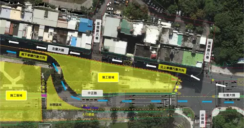 因應新台17線工程　左營中正、必勝路口6/1起分流改道