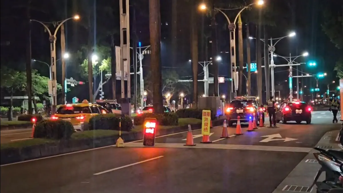 ▲台北市警局啟動強化查緝毒駕專案。（圖／中正一分局提供）