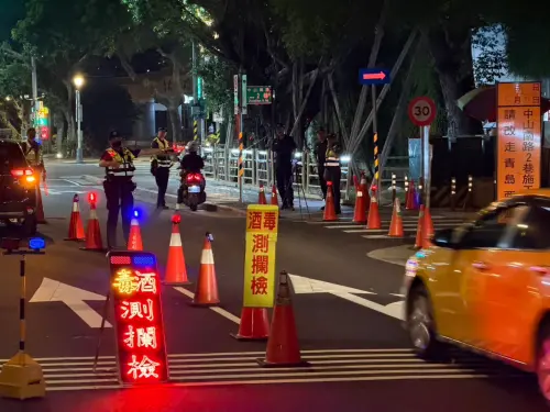 ▲台北市警局啟動強化查緝毒駕專案。（圖／中正一分局提供）