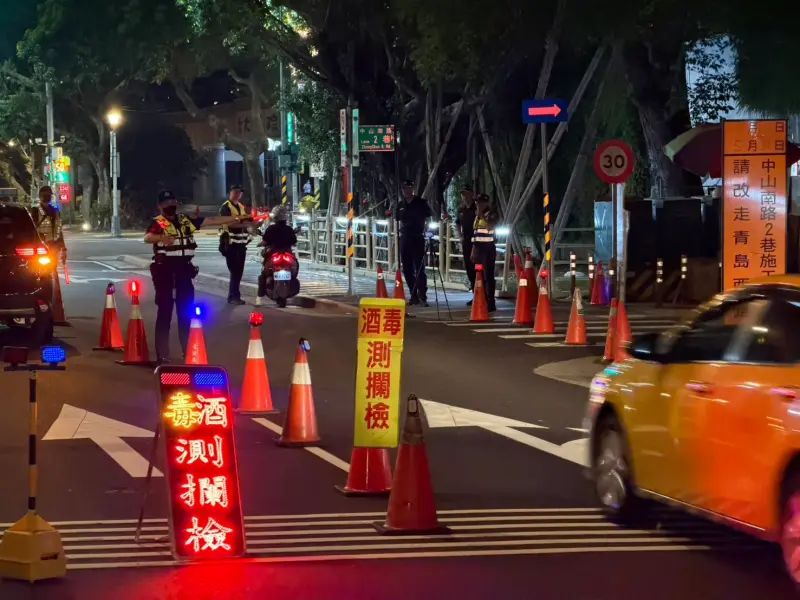    ▲台北市警局啟動強化查緝毒駕專案。（圖／中正一分局提供）  
