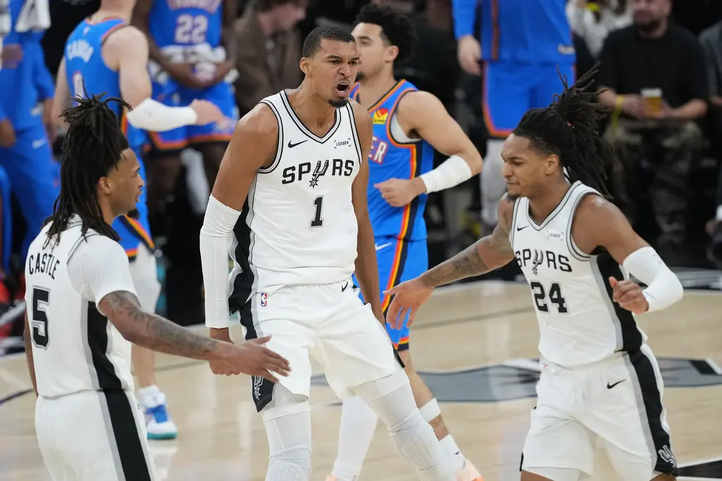 ▲根據《ESPN》最新數據預測與賭盤賠率，外界普遍看好戰線將會被拉長到「搶七大戰」。（圖／美聯／達志影像）
