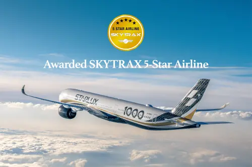 ▲星宇航空近年來得到不少獎項，包含蟬聯SKYTRAX五星航空。（圖／星宇航空提供）