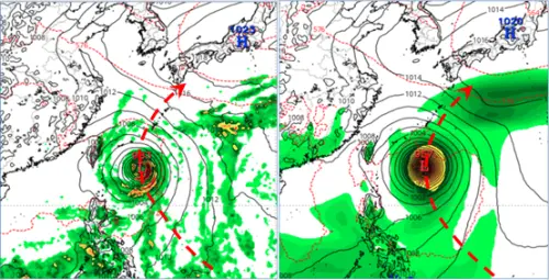 「今明兩天最熱」高溫近40度！薔蜜颱風迴轉接近台灣：北部又炸雨