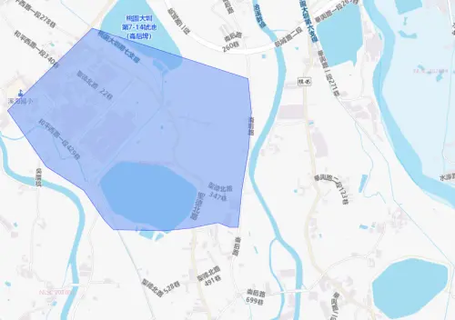 ▲桃園市大園區5月27日停水影響範圍。（圖／台灣自來水公司）