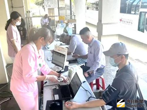 ▲台灣中油公司煉製事業部大林煉油廠舉辦公益捐血活動，以紓解血荒。(圖／記者黃守作攝，2026.05.26)