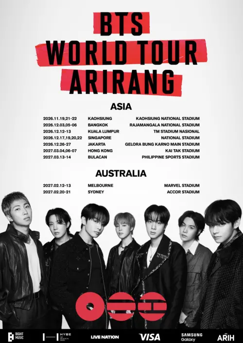 ▲BTS防彈少年團將於11月到高雄開唱。（圖／翻攝自BTS WEVERSE）