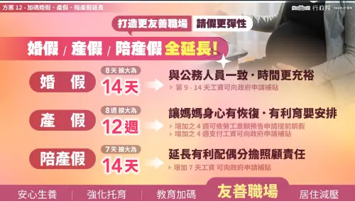 ▲「台灣人口對策新戰略—家庭支持篇」。（圖／總統府提供）