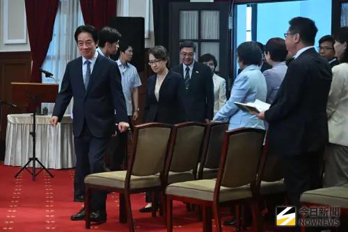 ▲總統賴清德率府院部會說明宣布「台灣人口對策新戰略—家庭支持篇」18項措施。（圖／記者林調遜攝影）
