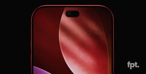 ▲iPhone 18 Pro的螢幕爆料照，除了螢幕比例出現變化之外，是否會採用更小的動態島也成為關注焦點。（圖／ YouTube＠fpt. ）