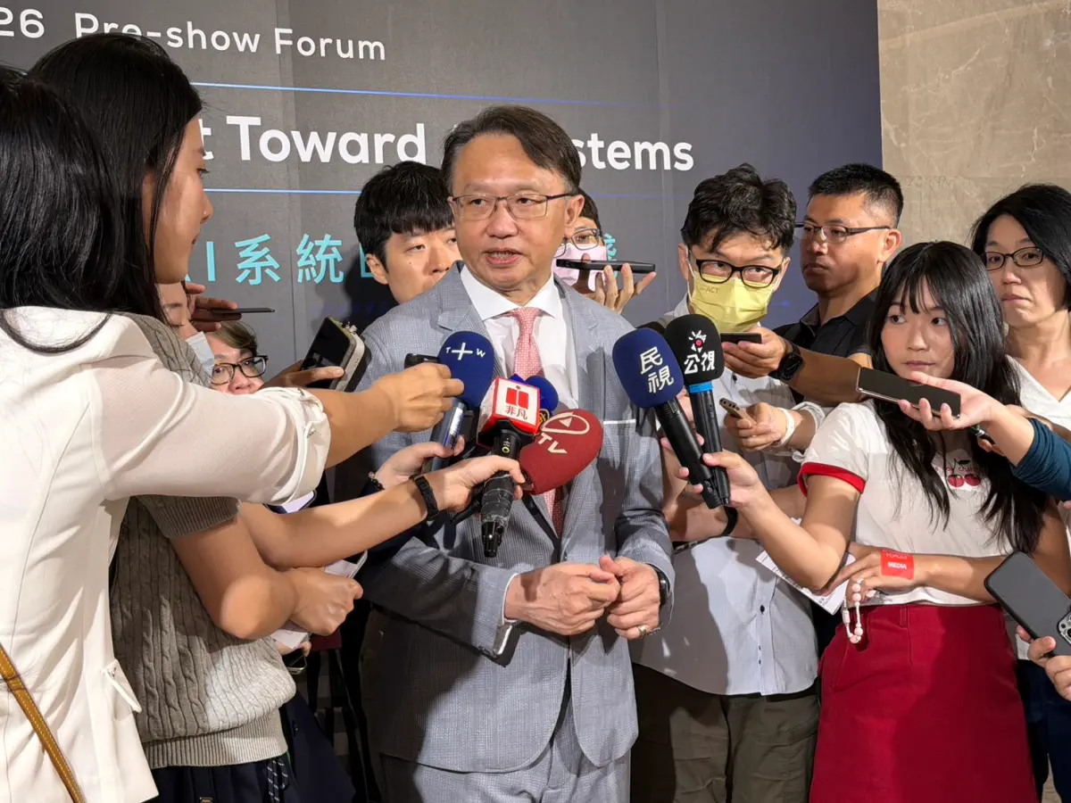 ▲宏碁董事長暨台北市電腦公會理事長陳俊聖表示，CPU缺貨嚴重，成為供應鏈瓶頸。（圖／記者林汪靜攝）