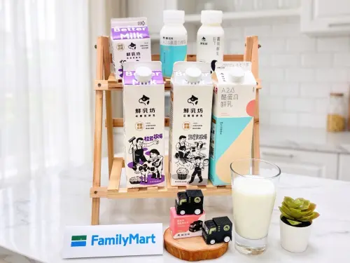▲全家購買鮮乳坊指定商品滿168元，即可獲得超萌限量「鮮乳坊迷你迴力車」。（圖／全家提供）