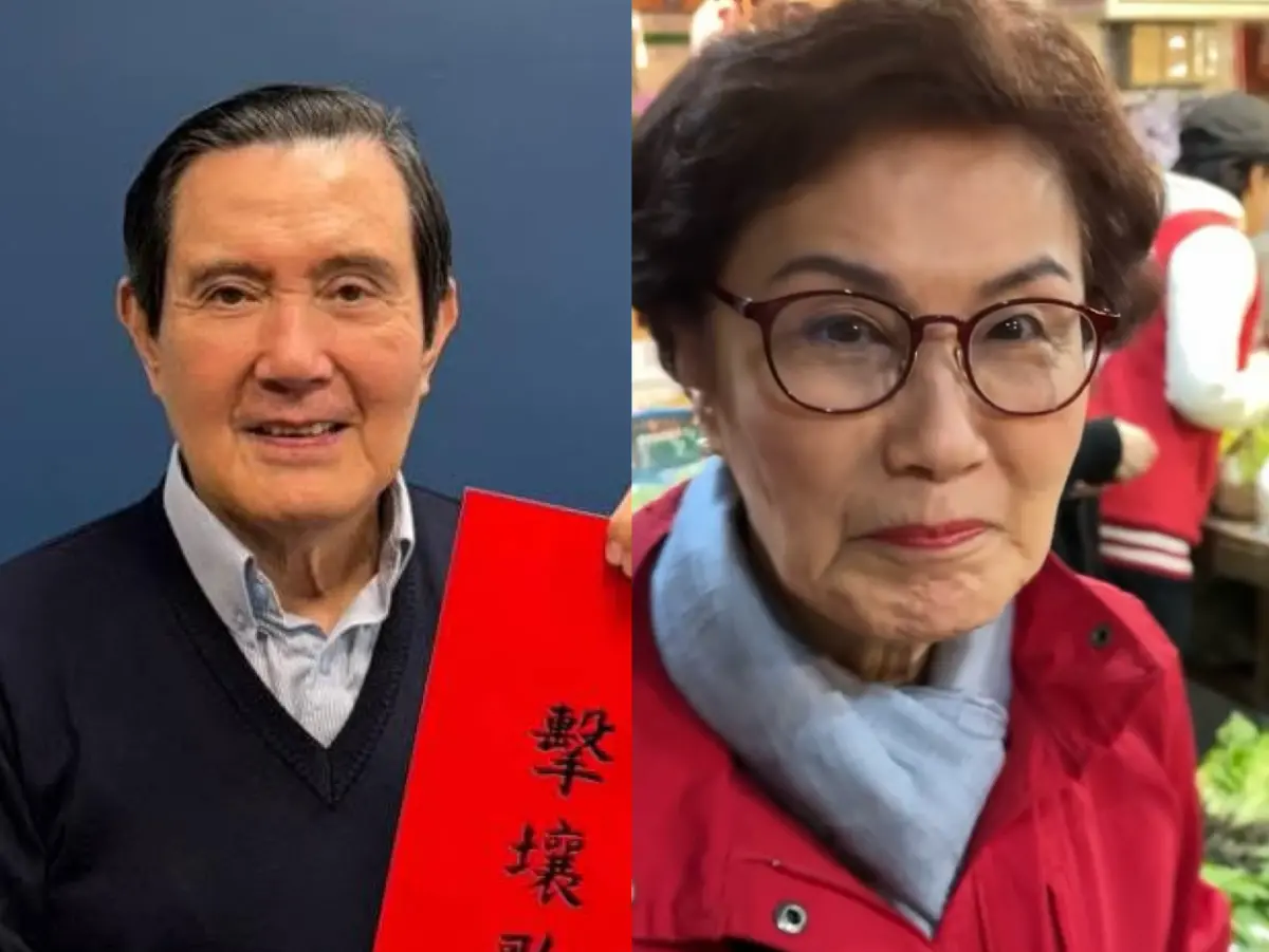 ▲《NOWNEWS今日新聞》記者帶您直擊過去馬英九（圖左）前往市場買年夜菜，都是由馬以南（圖右）陪同，當時姐弟情深的畫面，如今看來讓人不勝唏噓。（圖／取自馬英九臉書、記者陳韻年攝）