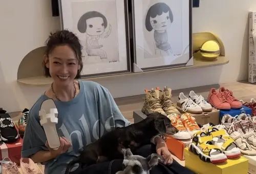 ▲潘慧如和台灣防止虐待動物協會合作，舉辦公益募款活動。（圖／翻攝自IG@adapan0228）