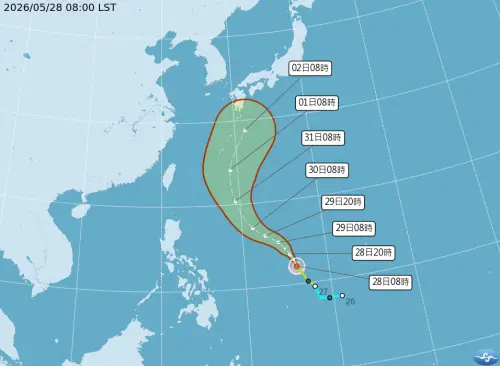 薔蜜颱風動態整理！路徑東修、最接近時間、風雨時程　今入夜變天