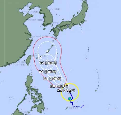 薔蜜颱風這天逼近沖繩！日氣象廳最新預測曝　遇梅雨慎防暴雨