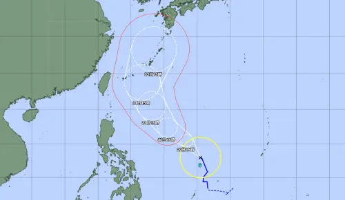 薔蜜颱風路徑「有機會登陸地」！各地風雨時程　外圍環流掃進台灣